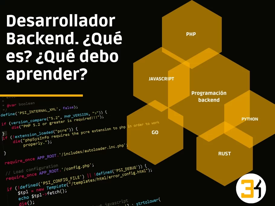 Desarrollador Backend. ¿Qué es ¿Qué debo aprender