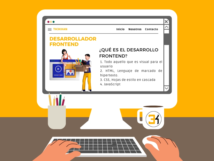 Desarrollador frontend. ¿Qué es, que debo aprender.? - th3khan.com